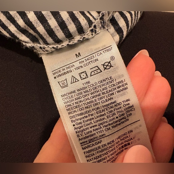 Black and White Gingham Skirt Size M - Picture 3 of 3